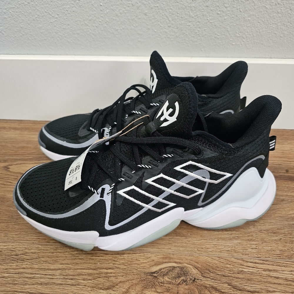 Adidas MAHOMES 1 Impact FLX Men's Training Shoes Black White HQ2074 Size 8.5 NEW